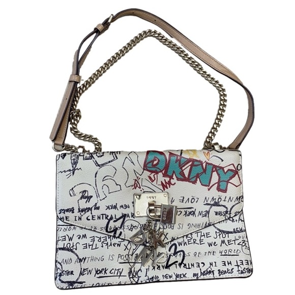 Dkny Handbags - DKNY Elissa Large Grafitti Bag